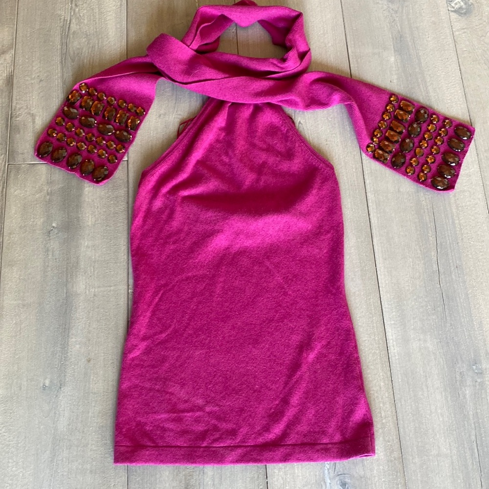 Trina Turk Cashmere Halter